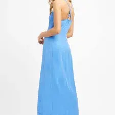 Kookai Clarissa Midi Dress Blue Size 8 for rent on The Volte - main image