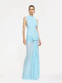Effie Kats Roza Maxi Dress Blue Size 8 for rent on The Volte - image 1