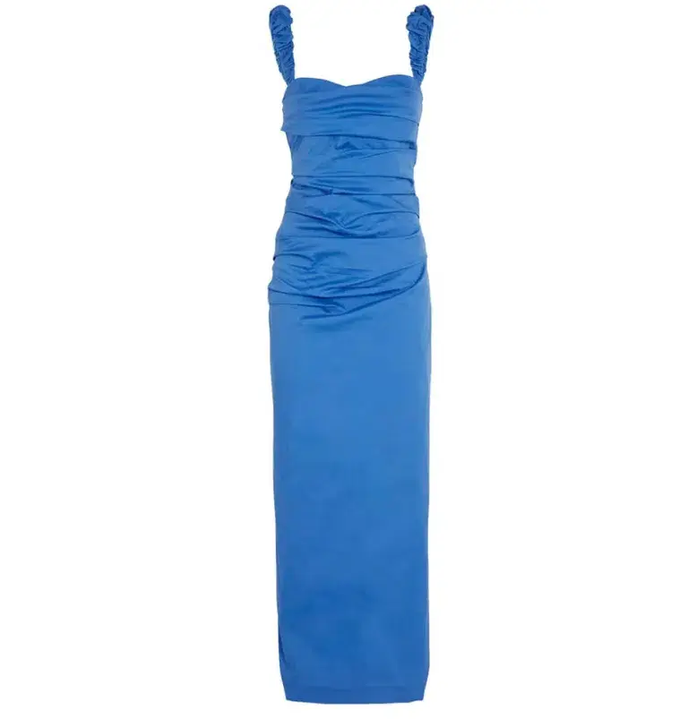 Sir The Label Azul Balconette Gown in Cobalt AU 8 for rent on The Volte - main image