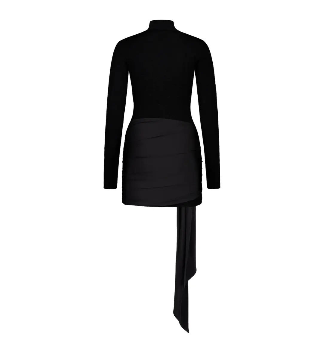 With Harper Lu Textured Wrap Dress AU 8 for rent on The Volte - main image