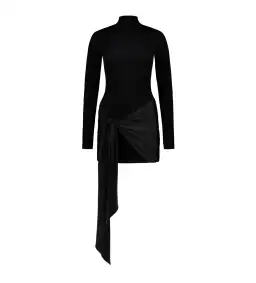 With Harper Lu Textured Wrap Dress AU 8 for rent on The Volte - image 4