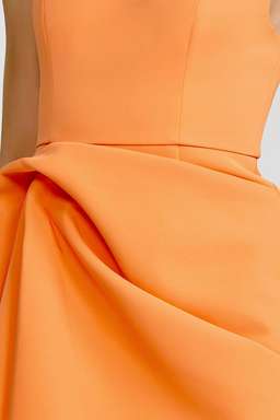Acler - Clarke Dress - Papaya - Size 10 for rent on The Volte - image 2