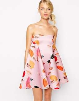 Alice McCall - Sweetheart Dress - Lips - 8 for rent on The Volte - image 2