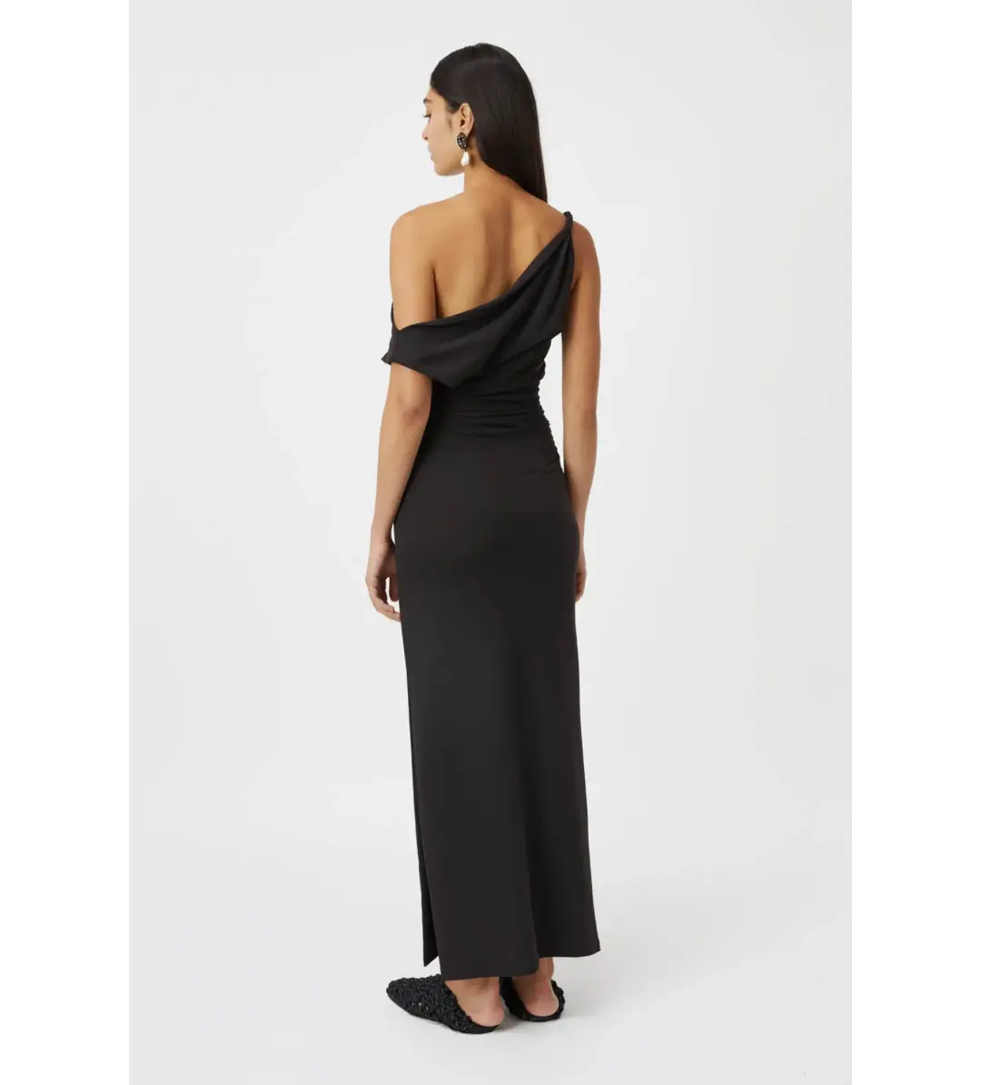 Camilla and Marc Mara Dress Black Size AU 8 for rent on The Volte - main image