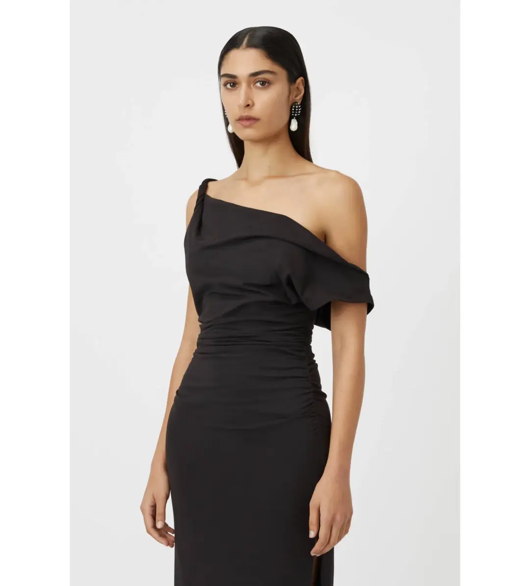 Camilla and Marc Mara Dress Black Size AU 8 for rent on The Volte - main image