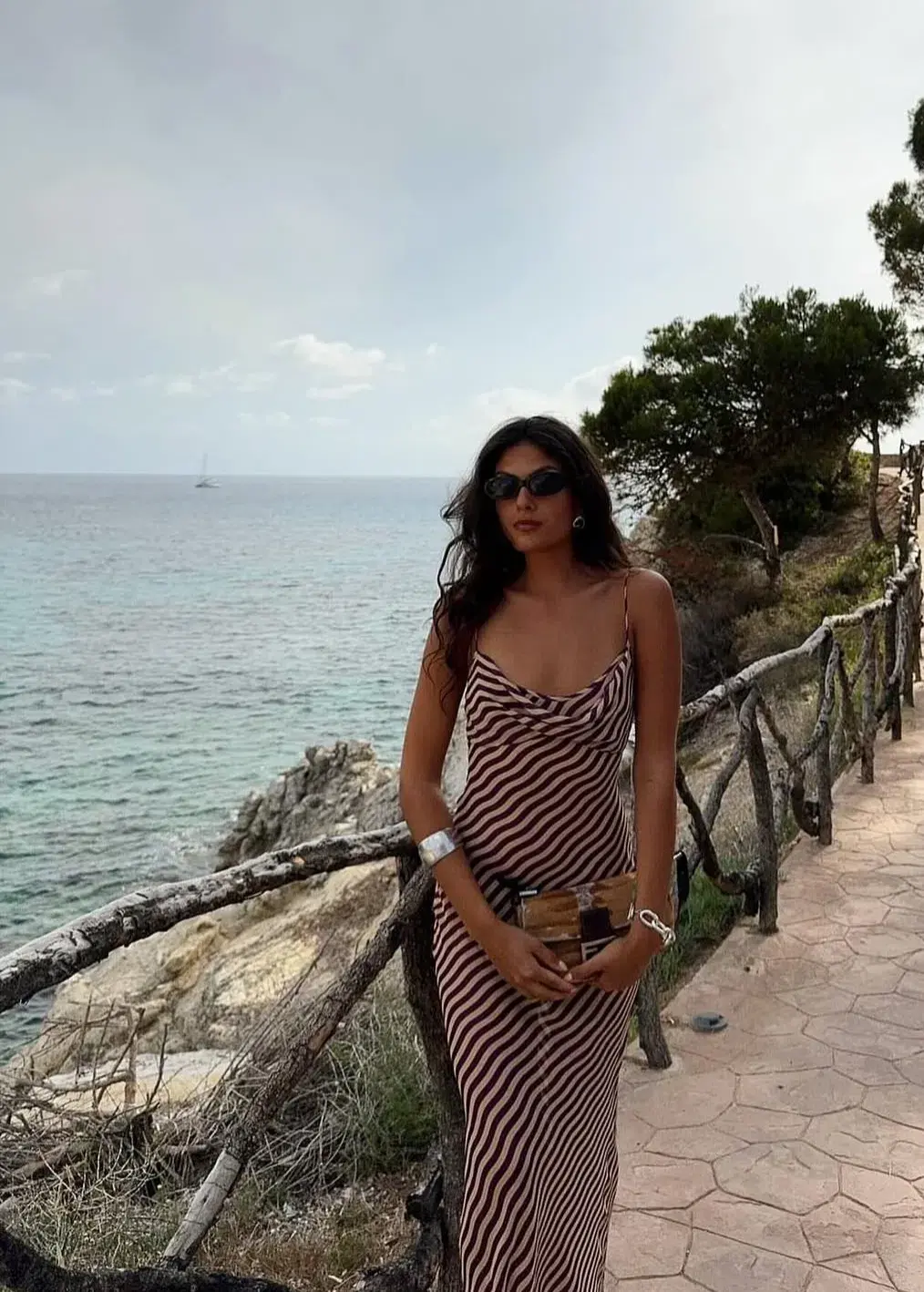 Rat and Boa Assisi Maxi Dress Multi Size AU 8 for rent on The Volte - main image