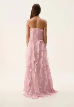 Aje Allairie Gown Chalk Pink Size 10 for rent on The Volte - image 2
