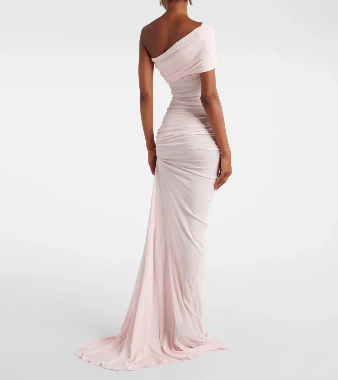 Entire Studios Pillar Maxi Dress Gown Pink Size 8 - Image 4