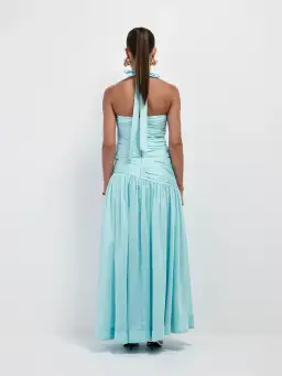 Sheike Cindy Top & Midi Skirt Set Blue Size AU 10 for rent on The Volte - image 2