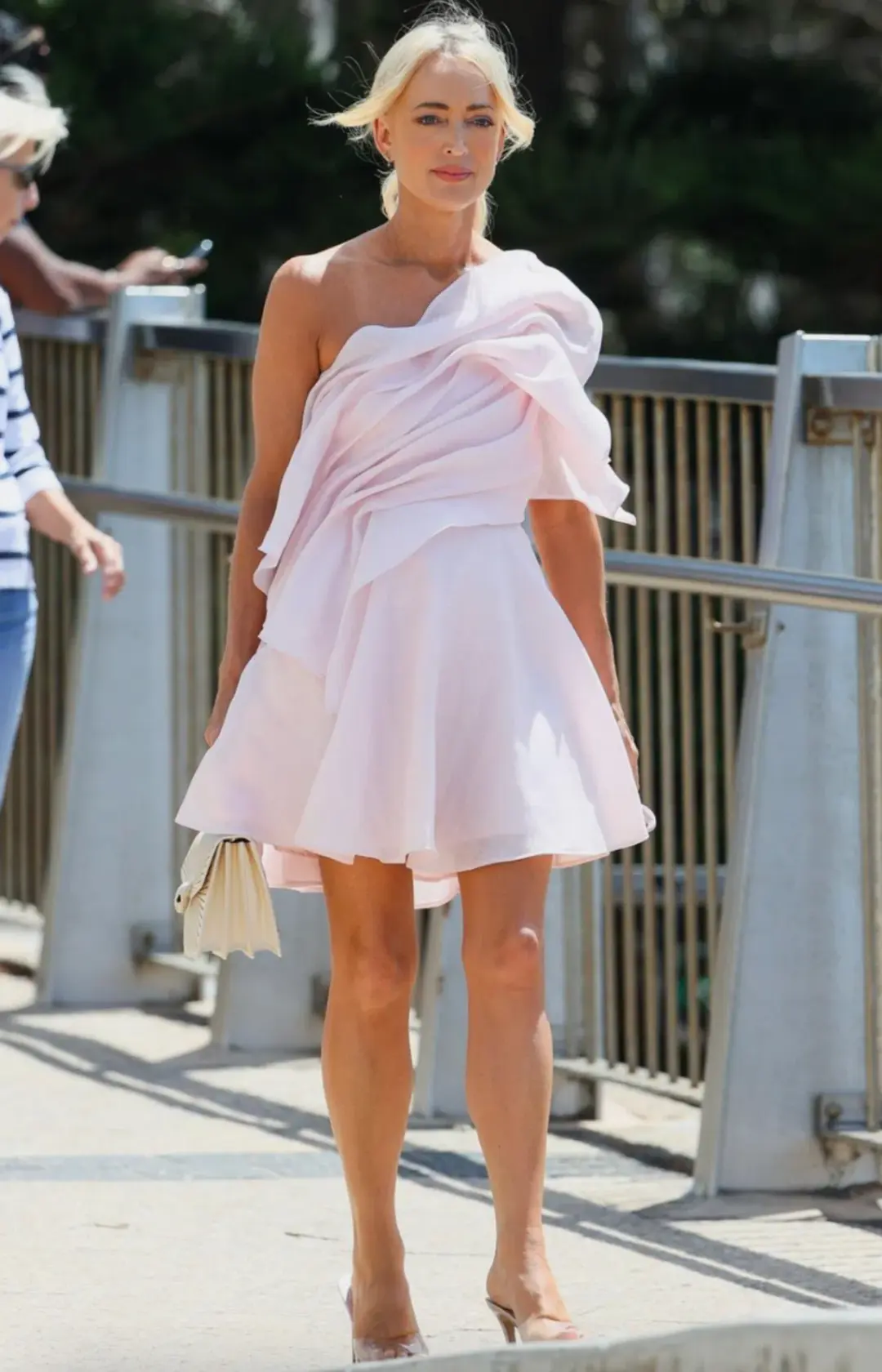 AJE Genesis Mini Dress Soft Pink Size AU 10 for rent on The Volte - main image