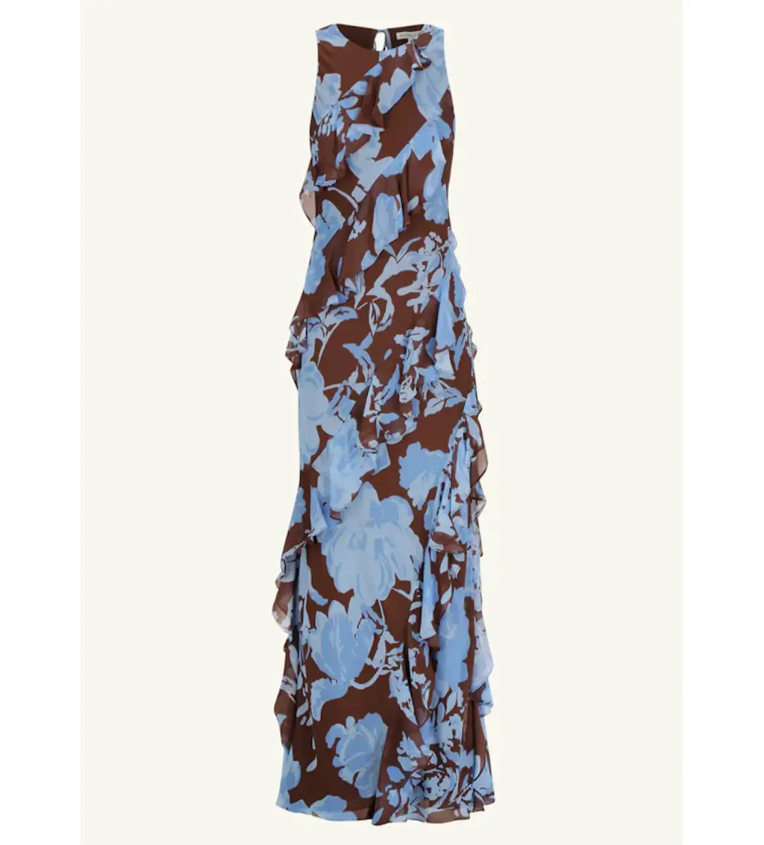 Shona Joy Olson Ruffle Maxi Dress Arcadian Floral Size 10 for rent on The Volte - main image