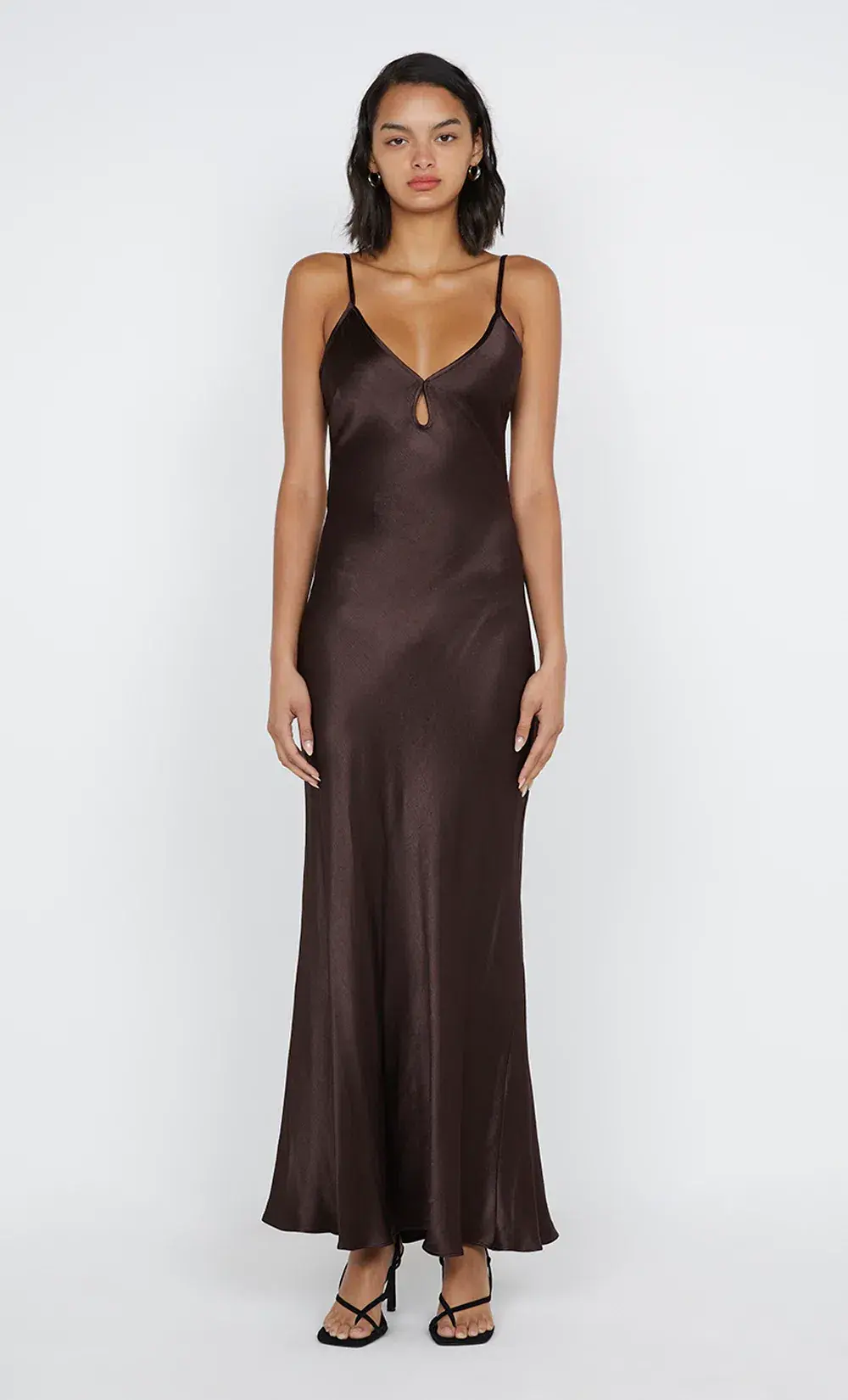 Bec & Bridge Cedar Maxi Dress Brown Size 4 for rent on The Volte - main image