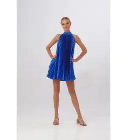 L'Idee Amour Mini Dress Moroccan Blue Size XS/AU 6 for rent on The Volte - image 1