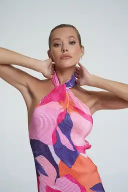 L'Idee Klum Gown Capri Multi Size 6 for rent on The Volte - image 3