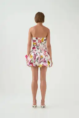 AJE Violette Bubble Hem Mini Dress Floral Size AU 8 for rent on The Volte - image 2