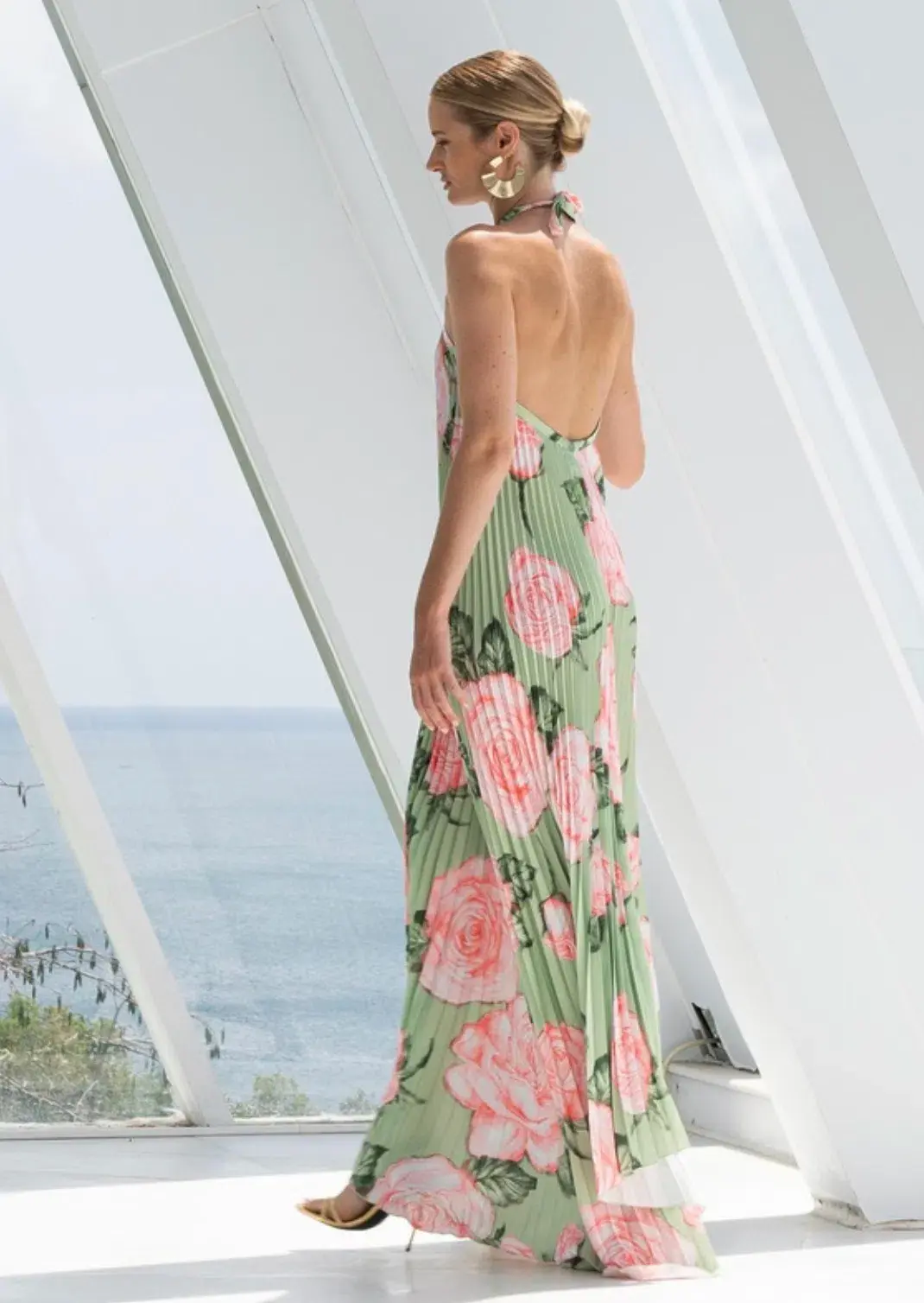 L'Idee Deesse Gown Fleur Rose Size AU 10 for rent on The Volte - main image