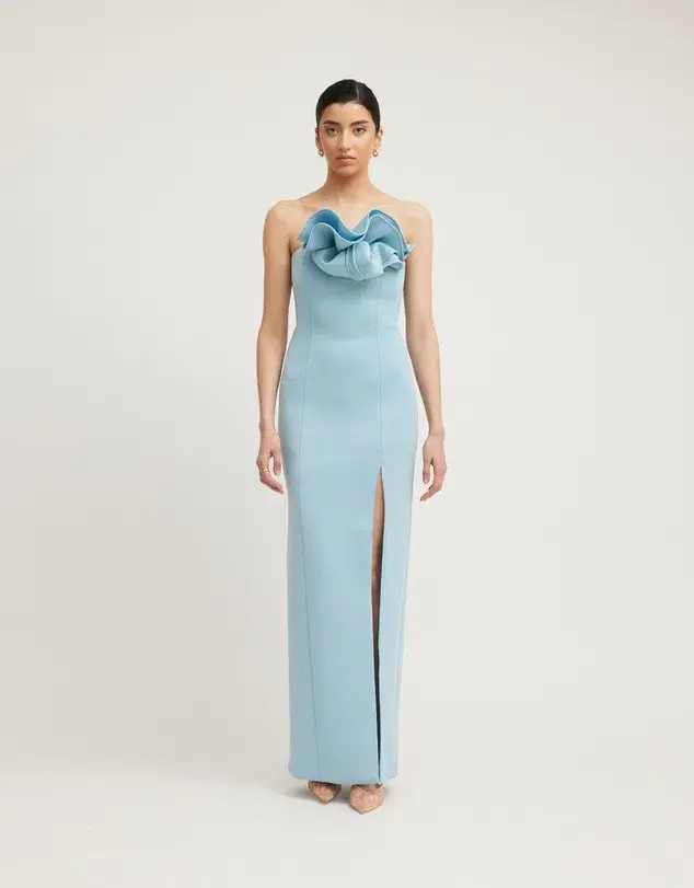 Tojha Fleur Maxi Dress in Powder Blue Size AU 10 - Image 1