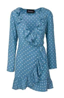 Realisation Par: The Alexander in Dusty Blue Spots . Size 10 (M)