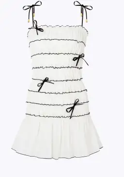 Cin Cin Swim Femme Mini Dress Pearl Size S/AU 8 for rent on The Volte - image 3