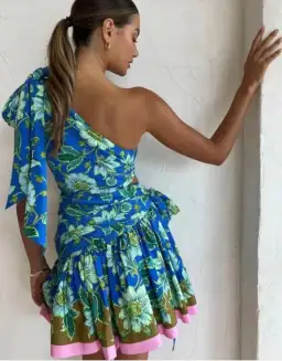 Alemais Winnie One Shoulder Mini Dress Size 14 for rent on The Volte - image 6