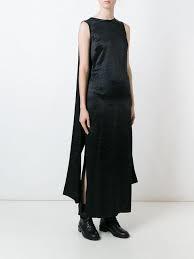 McQ Alexander McQueen Black Maxi Cape Dress size 8 for rent on The Volte - main image