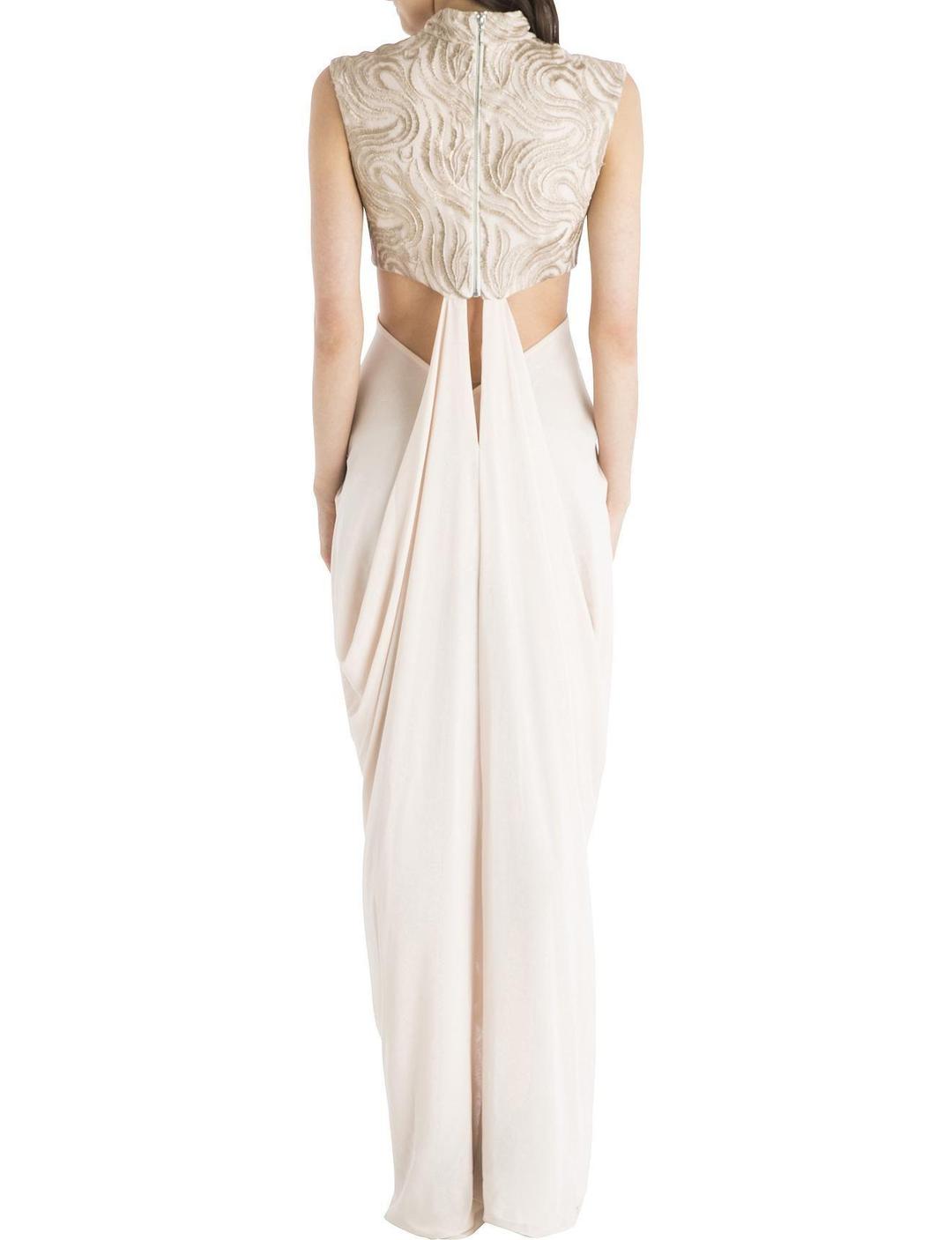 Carla Zampatti Vintage Lace Opera Gown Blush Size 4 for rent on The Volte - main image