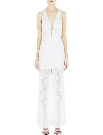 Manning Cartell White Reverie Lace Dress Size 8 for rent on The Volte - main image