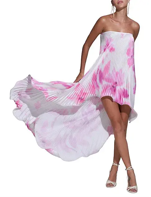 L'Idee Feminite Mini Dress Jarden Print Size 8 - Image 1