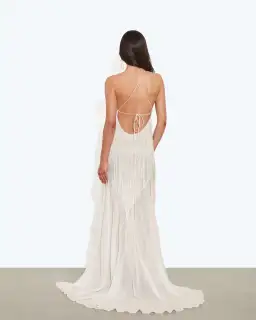 Rat & Boa Antoinetta Dress Maxi White Size AU 8 for rent on The Volte - image 4