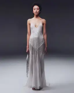 Rat & Boa Antoinetta Dress Maxi White Size AU 8 for rent on The Volte - image 1