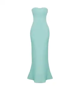House of CB Alette Satin Strapless Maxi Dress Jade Size L/AU 12 for rent on The Volte - image 5
