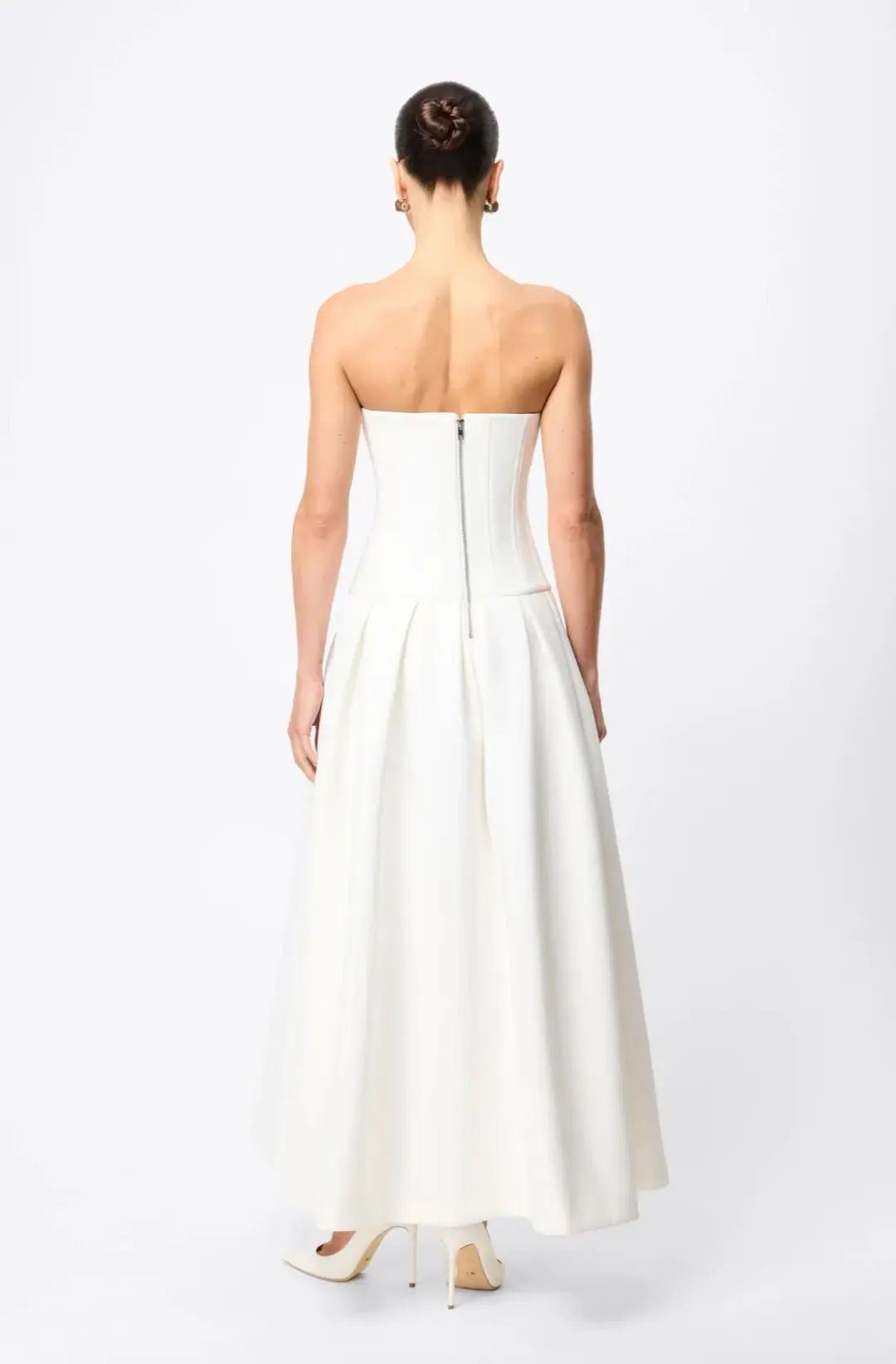 Mossman Enchant Maxi Dress White Size 8 for rent on The Volte - main image