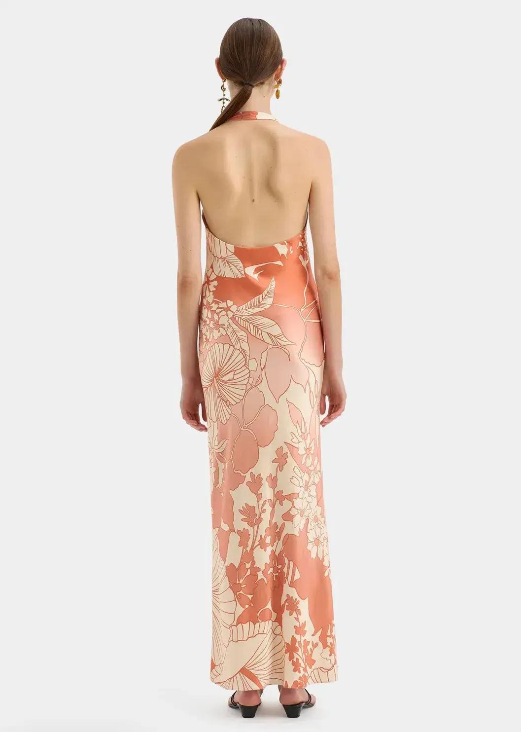 SIR Como Twist Maxi Dress Paradiso Print Size 10 for rent on The Volte - main image