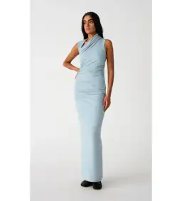 Misha Albie Jersey Maxi Dress Seafoam Blue Size 8 for rent on The Volte - image 1