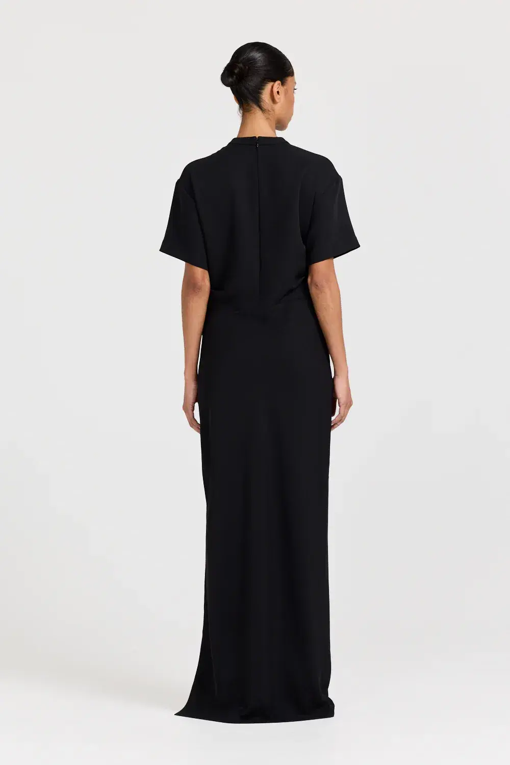Henne Avila Dress Black Maxi Size 12 for rent on The Volte - main image