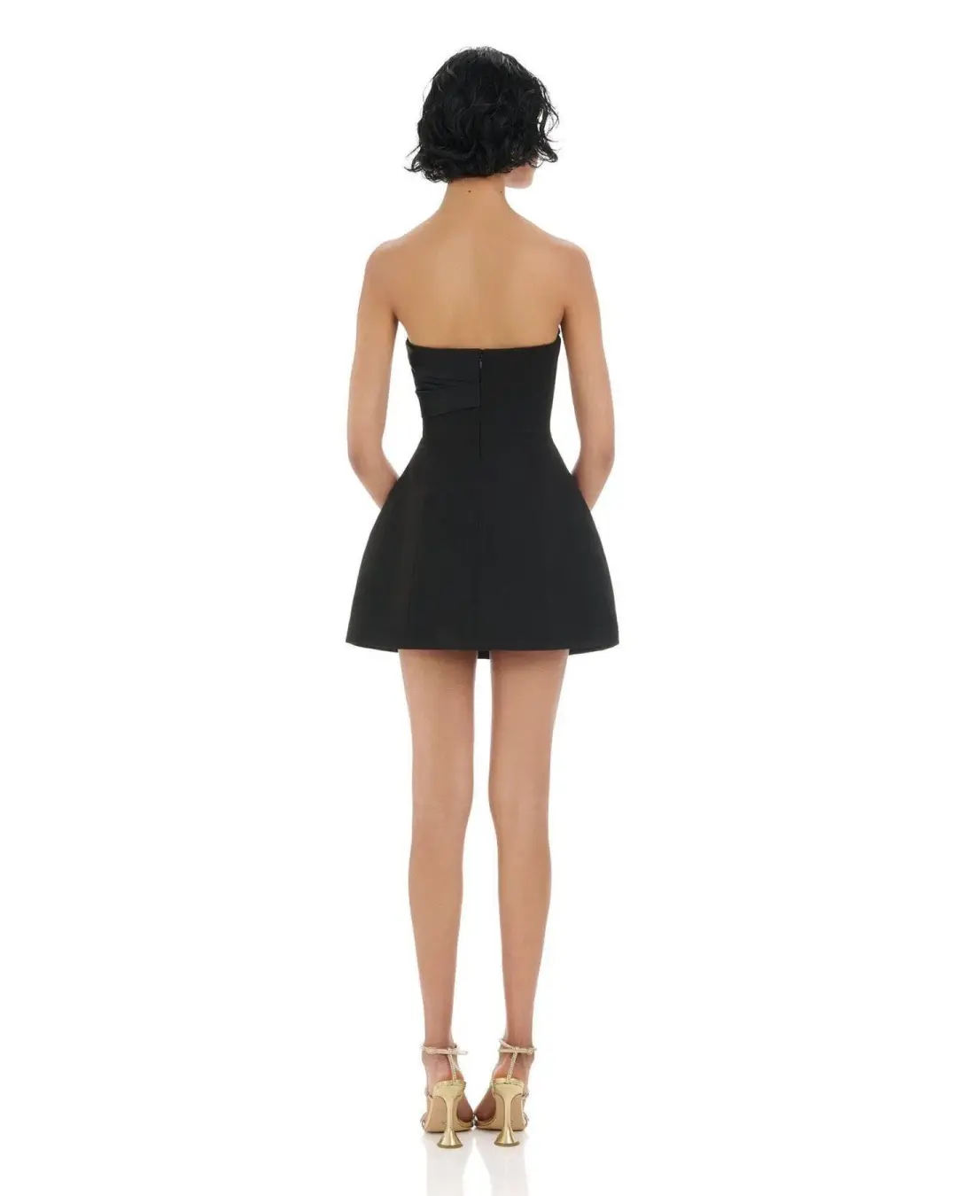 Eliya The Label North Mini Dress Black Size 6 for rent on The Volte - main image