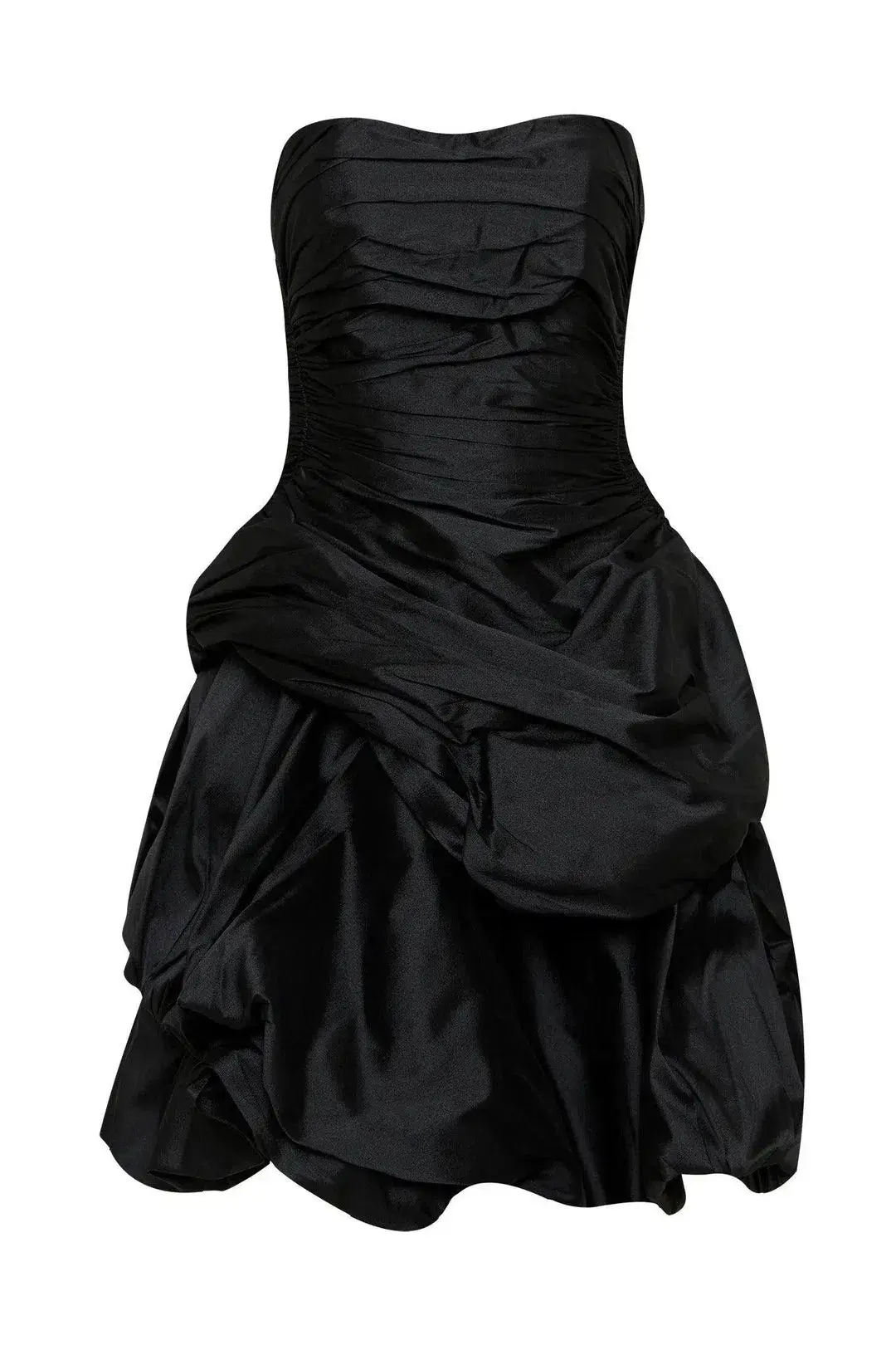 Aje Daybreak Strapless Mini Dress Black Size 10 for rent on The Volte - main image