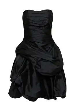 Aje Daybreak Strapless Mini Dress Black Size 10 for rent on The Volte - image 5