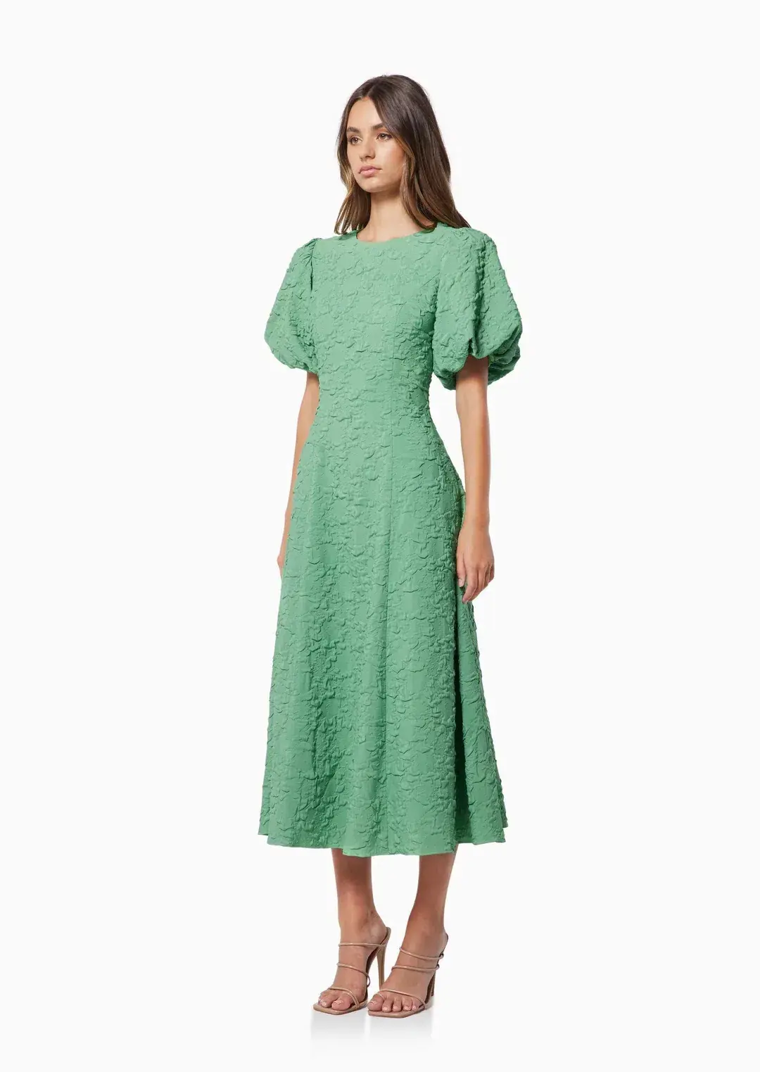 Elliatt Volkgarten Dress Jade Midi Size AU 8 for rent on The Volte - main image