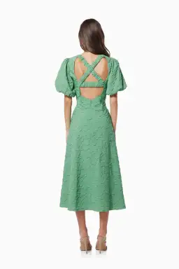 Elliatt Volkgarten Dress Jade Midi Size AU 8 for rent on The Volte - image 3