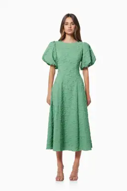 Elliatt Volkgarten Dress Jade Midi Size AU 8 for rent on The Volte - image 1