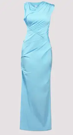 Paris Georgia Kaya MIdi Dress Iris Blue Size 12 for rent on The Volte - image 6