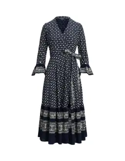 Polo Ralph Lauren Floral Print Wrap Dress Size AU 4 for rent on The Volte - image 4