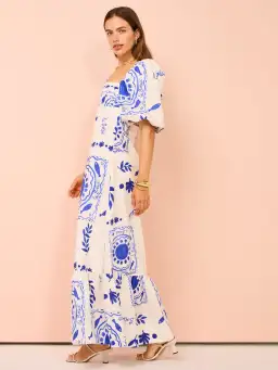 By Nicola Camille S/S Maxi Dress In Le Soleil Size 8 for rent on The Volte - image 6