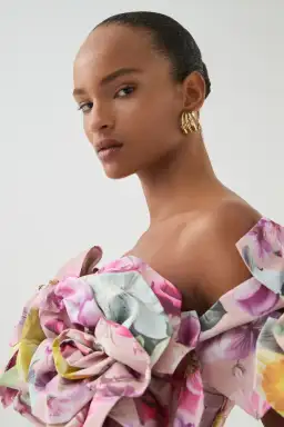 Aje Misha Maxi Dress Floral Pink Size 8 for rent on The Volte - image 5