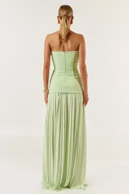 She is OLLÁ Nicolette Maxi Dress Green Size 8 for rent on The Volte - image 4