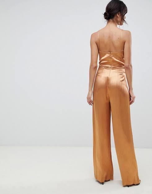 Bec & Bridge Feel the Heat Jumpsuit Cinnamon Size 6 for rent on The Volte - main image