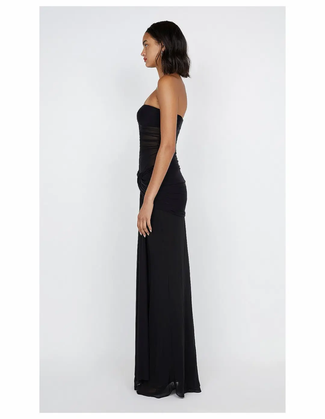 Bec & Bridge Noemi Strapless Dress Black Size AU 8 for rent on The Volte - main image