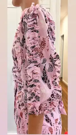 Joslin Jumpsuit Paisley Pink Size AU 10 for rent on The Volte - image 5