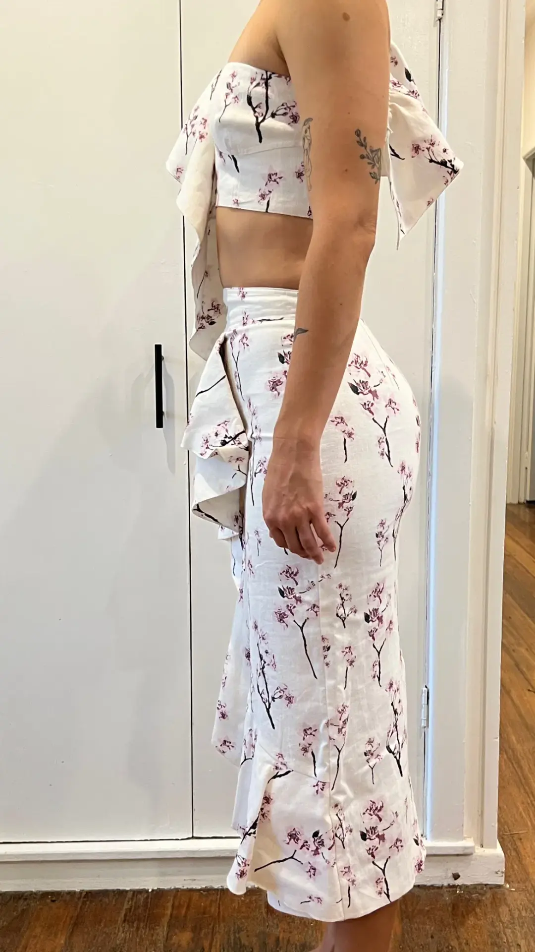 Joslin Studio Two Piece Skirt Top Multi Size AU 8 for rent on The Volte - main image